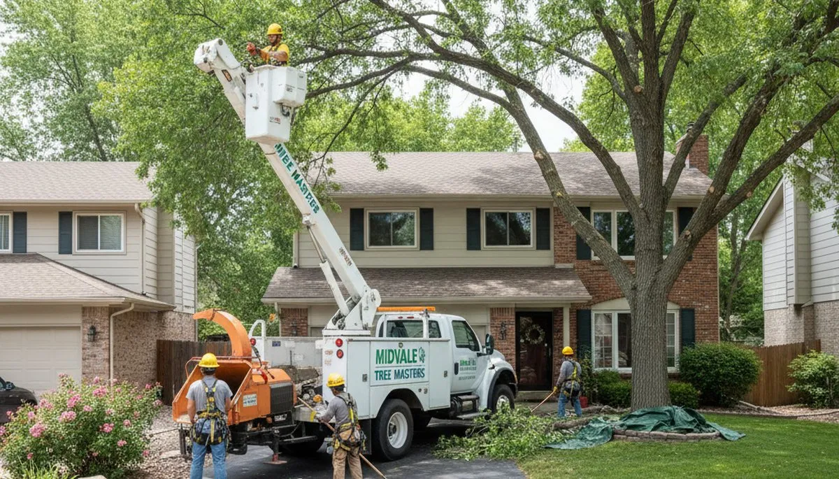 Residential tree removal and trimming service in Midvale, Salt Lake City UT improving home safety and appearance