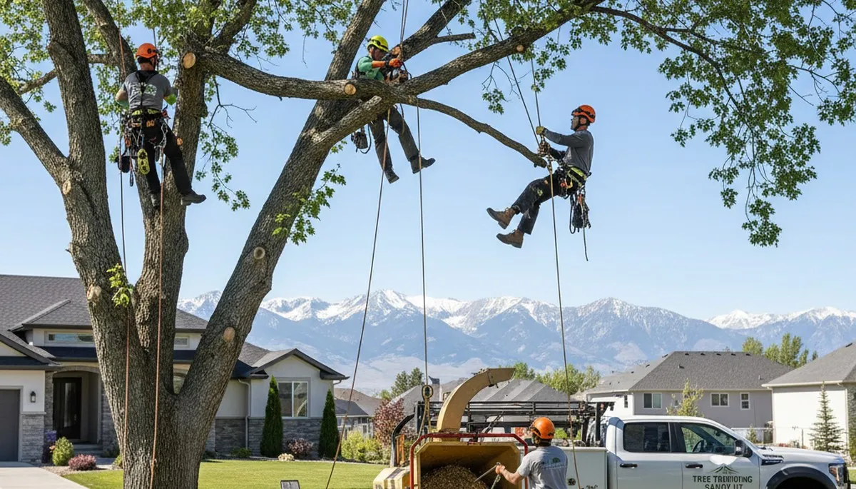 Professional tree removal service in Salt Lake City UT safely clearing trees for local properties