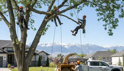 Professional tree removal service in Salt Lake City UT safely clearing trees for local properties